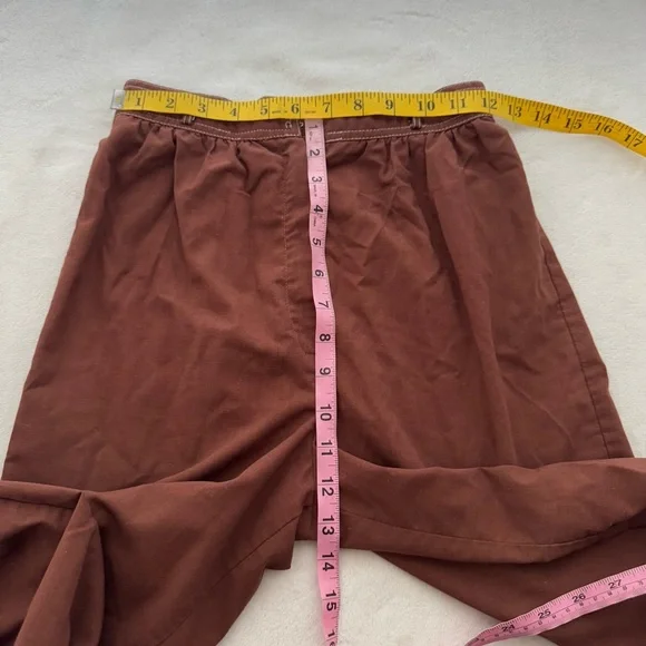 Vintage 70s College Town Rust Brown Pants - Picture 5 of 5